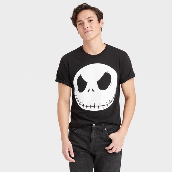 Men's Disney Jack Skellington Short Sleeve
Graphic T-Shirt - Black L - Picture 2 of 4